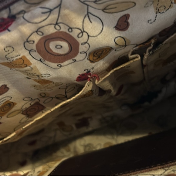 Brighton Woven Satchel Handbag Heart Logo Braided Basket Shoulder Bag - Picture 10 of 10